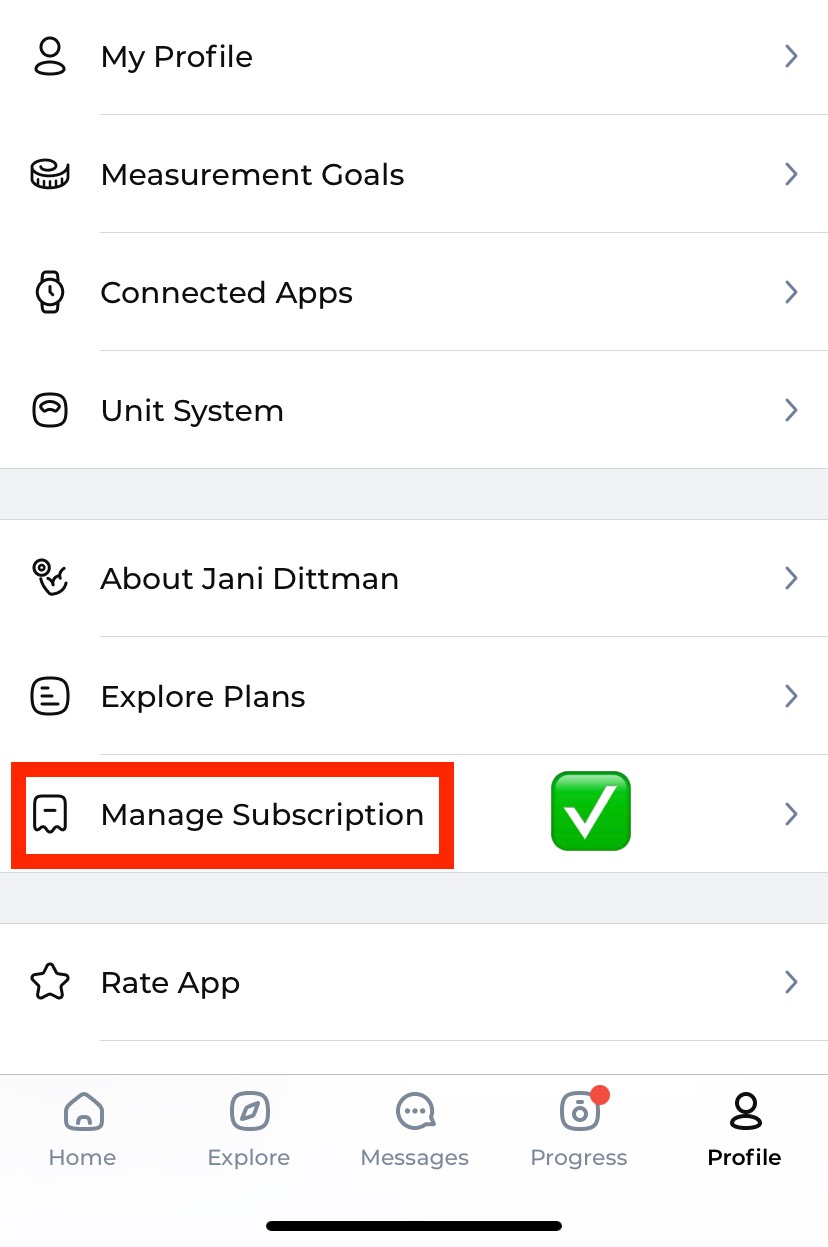 app subscription login